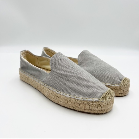 Soludos Canvas Platform Espadrille Slip on Shoe - Picture 1 of 7